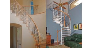 The Dimensions of a Spiral Staircase
